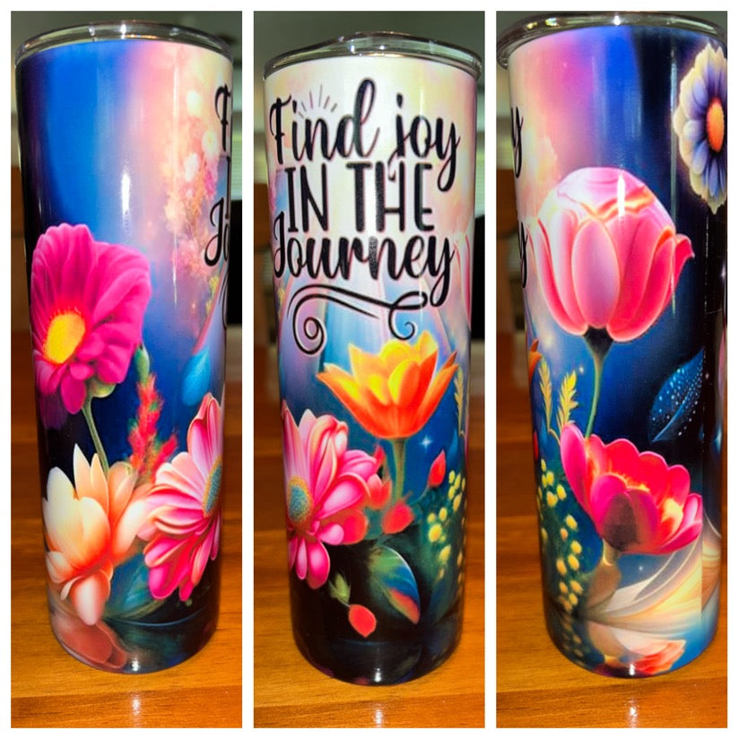 3D Joy in the Journey Tumbler