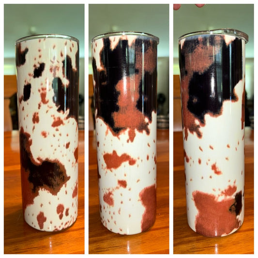 Cow Print Tumbler