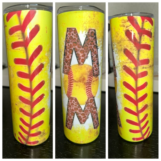 Softball Mom Tumbler