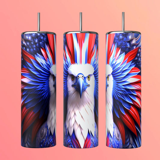 3D Eagle Tumbler