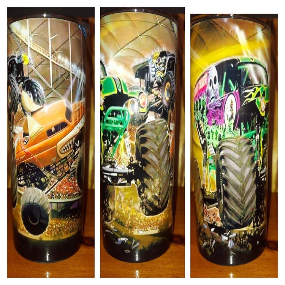 Monster Trucks Tumbler